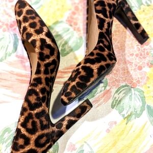Diane Von Furstenberg  faux leopard print heels